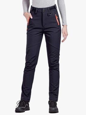 FREE SOLDIER Women's Ski Pants Shell Fleece Lined Pants Water Resistant - S 29